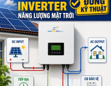 Cách Đấu Nối Inverter Năng Lượng Mặt Trời Đúng Kỹ Thuật