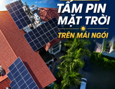 Hướng dẫn cách lắp tấm pin mặt trời trên mái ngói đúng kỹ thuật từ A-Z