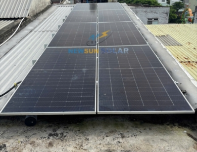 Công trình điện mặt trời hybrid 5kWp - Chú An - Đông Hưng Thuận 39 