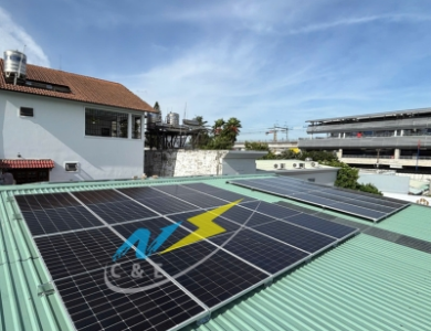 Công Trình Điện Mặt Trời Trend Coffee 17,4kWp