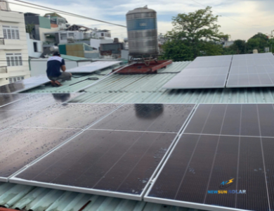 Thi Công Điện Mặt Trời Hybrid 7,8kWp Lưu Trữ 16kWh Gò Vấp, TP.HCM