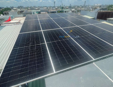 Lắp điện mặt trời hòa lưới 15,5kW cho nhà trọ tại Bình Thạnh TP.HCM