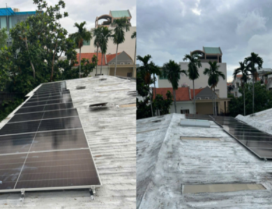 Lắp Điện Mặt Trời Hybrid 18,45kWp Lưu Trữ 16kWh Cho Công Ty Trung Chính Tại Thủ Đức
