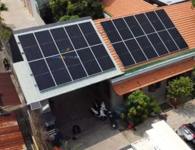Lắp điện mặt trời hybrid 30kW tại Rạch Giá