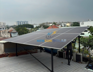 Công trình điện mặt trời hybrid 5kWp - Song Hành, Quận 12