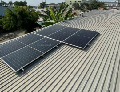 Lắp điện mặt trời hybrid 6kW lưu trữ 16kWh tại Hóc Môn