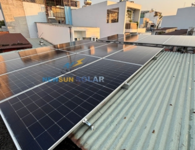 Công trình điện mặt trời hybrid 7.5kWp - Nguyễn Tư Giản, Gò Vấp