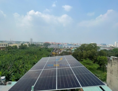 Công trình điện mặt trời lưu trữ 7.44kW - Tạp hóa nhà mẹ anh Thuận