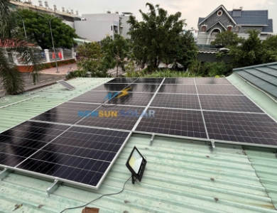 Công Trình Điện Mặt Trời Hòa Lưới 5.8kW - Chú Thiệu - Gò Vấp
