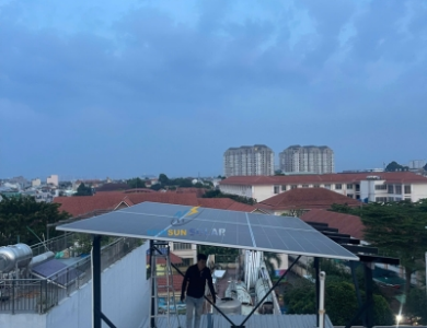 Công trình điện mặt trời hòa lưới bám tải 3.75kWp - Phước Bình, TP.HCM