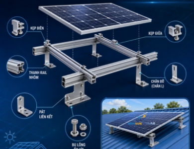 Khung Giá Đỡ Tấm Pin Năng Lượng Mặt Trời: Cấu Tạo, Phân Loại Và Tiêu Chí Lắp Đặt