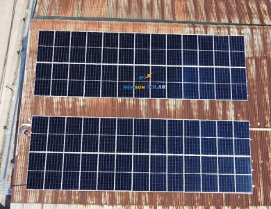 Lắp điện mặt trời hòa lưới 34kW cho xưởng dệt 7 Hiền - tiết kiệm hơn 10 triệu/tháng