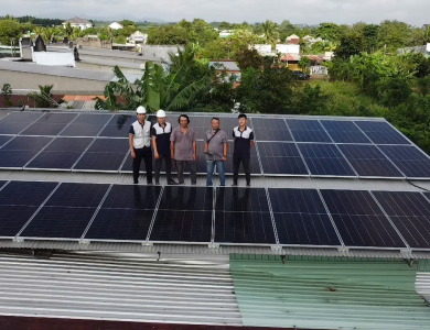 Công Trình Điện Mặt Trời Hòa Lưới 63.24kW - Xưởng rang cà phê Nguyễn Thương - Đồng Nai