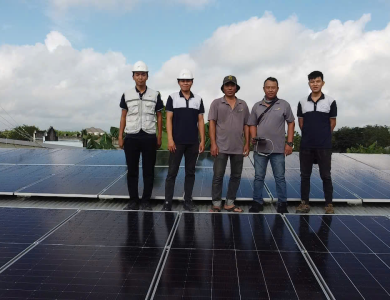 Công Trình Điện Mặt Trời Hòa Lưới 63.24kW - Xưởng rang cà phê Nguyễn Thương - Đồng Nai