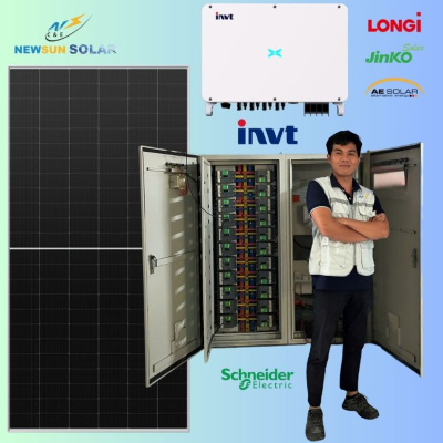 Combo hệ thống điện năng lượng mặt trời cho doanh nghiệp hệ 150kWp