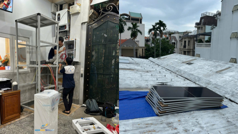 Tổng Quan Công Trình Điện Mặt Trời Hybrid 18,45kWp Lưu Trữ 16kWh