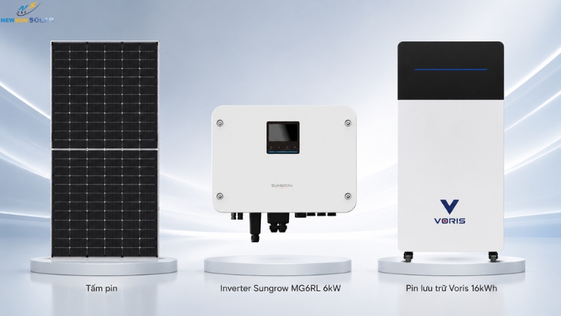 Sungrow 6kW + Voris 16kWh