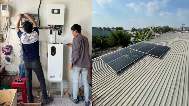 Khả năng tiết kiệm tiền điện của hệ hybrid 6kW lưu trữ 16kWh