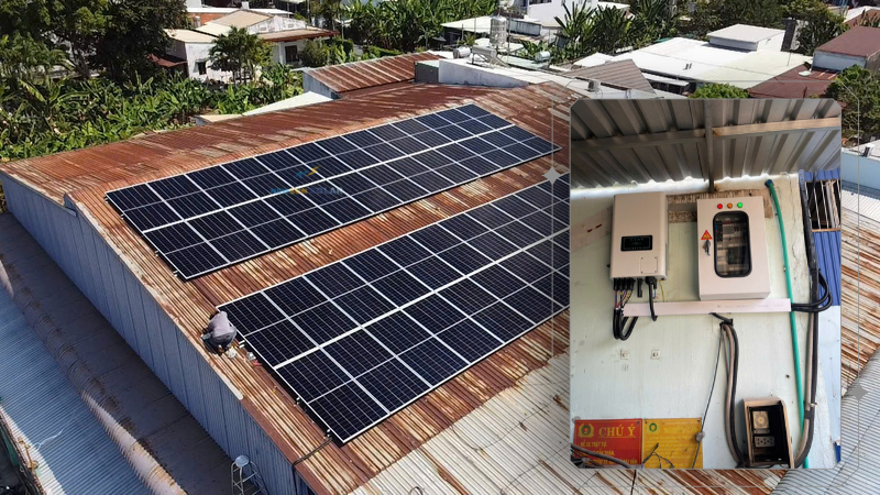 Điện Mặt Trời Hòa Lưới từ 3kWp tới trên 30kWp