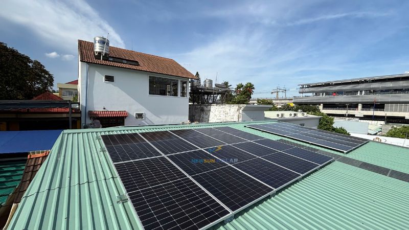 Hệ thống điện mặt trời hòa lưới 20kW 3 pha