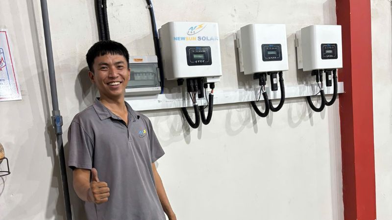 Hệ thống lựa chọn 2 inverter: INVT hoặc SolaX
