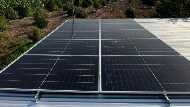 Hệ thống điện mặt trời hòa lưới 10kWp 1 pha tạo ra bao nhiêu điện mỗi tháng?