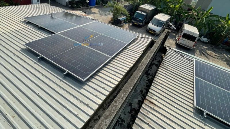 Thông tin cơ bản công trình điện mặt trời hybrid 6kW