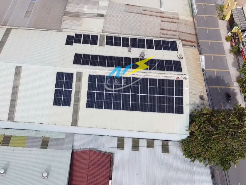 Công Trình Điện Mặt Trời Xưởng Dệt 30kW