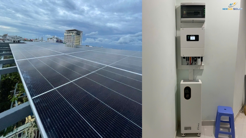 Giá lắp điện mặt trời hybrid có thể chênh lệch