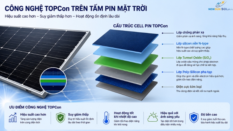 Công nghệ TOPCon là gì?