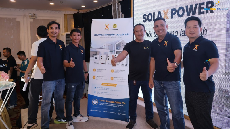 Newsun Solar Tham Gia Chương Trình Đào Tạo Kỹ Thuật SolaX