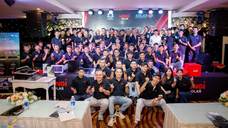 Newsun Solar Tham Gia Chương Trình Đào Tạo Kỹ Thuật LONGi 2026