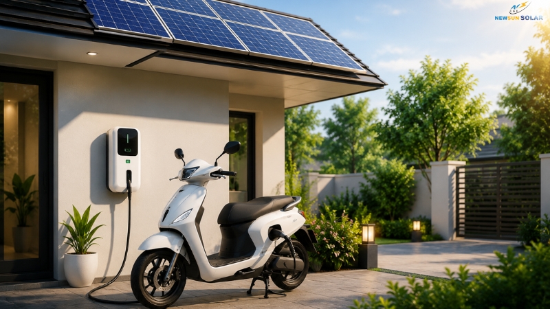 Vì sao xu hướng sạc xe điện bằng năng lượng mặt trời ngày càng phổ biến?