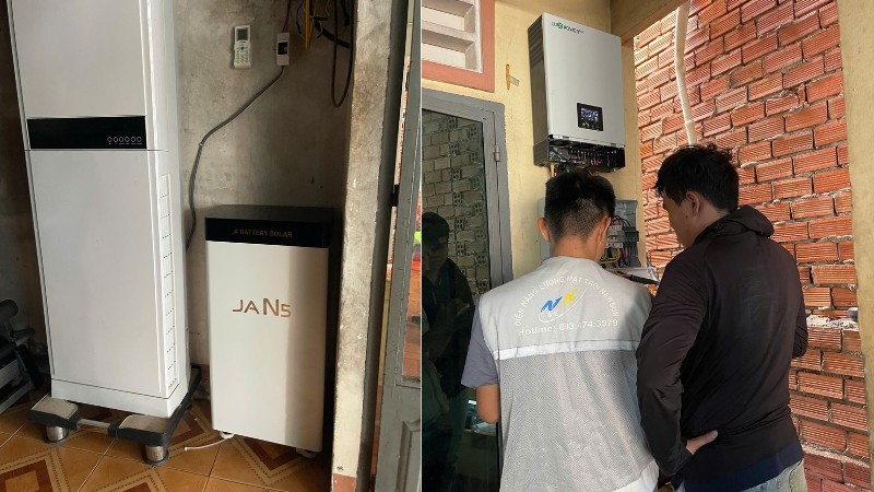 Thông số kỹ thuật Battery lưu trữ JAN5 16kWh