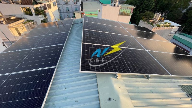 điện mặt trời hòa lưới 15kW 3 pha