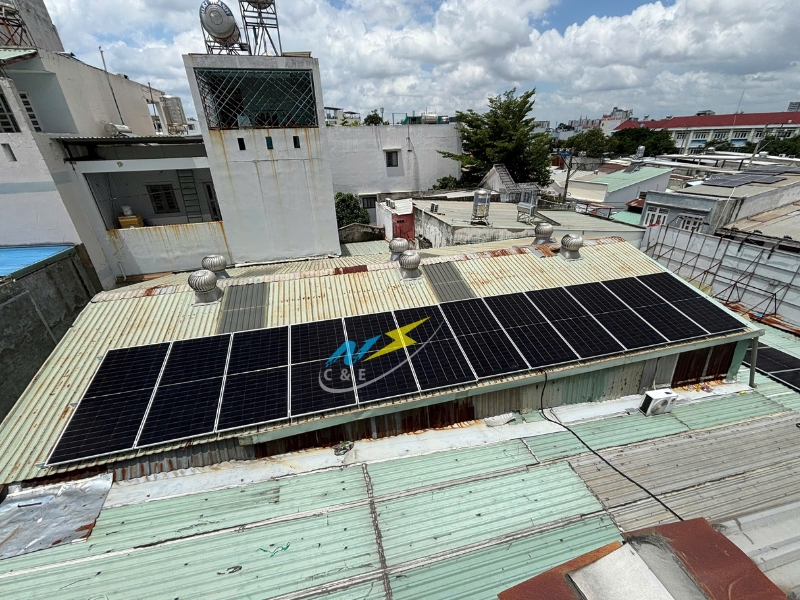 Công Trình Điện Mặt Trời Điện Máy Hoàng Hải 20,5kW