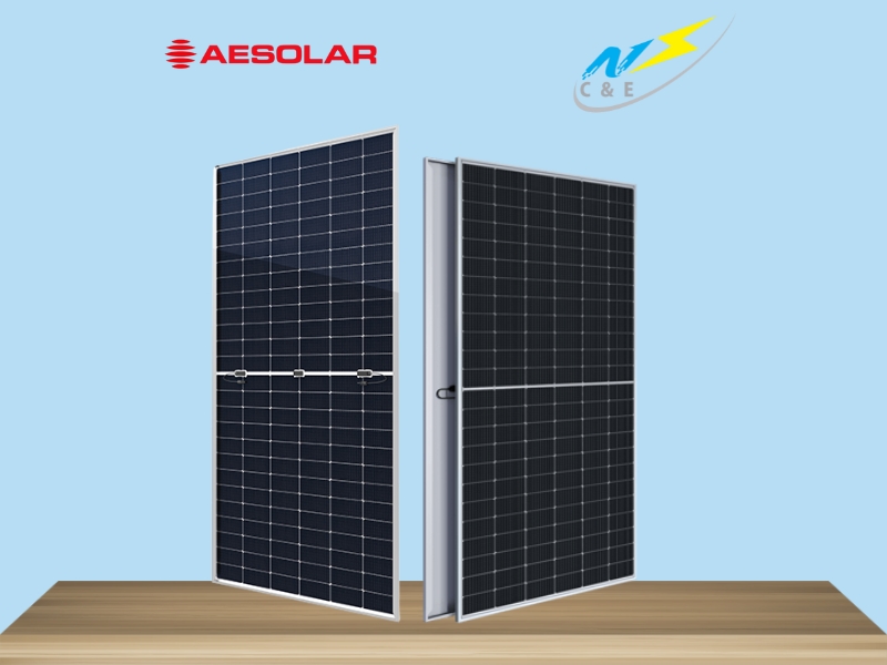 tấm pin AE 590Wp