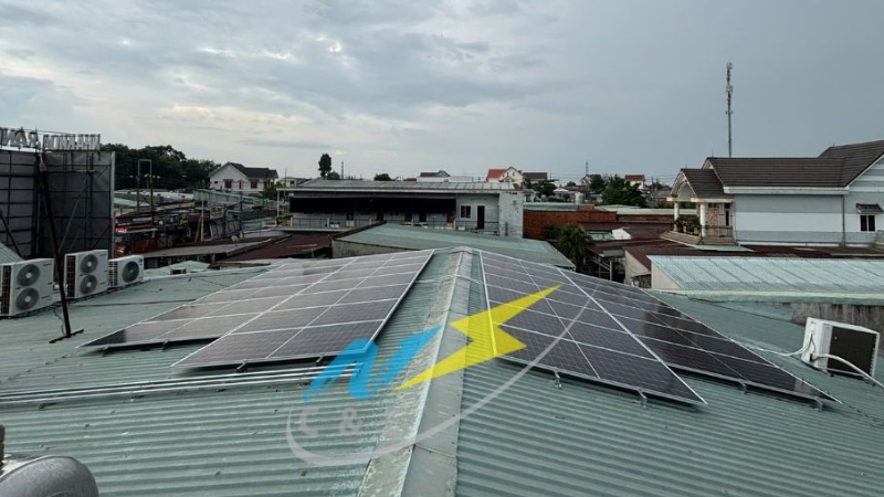Công Trình Điện Mặt Trời Điện máy XANH - Thái Hòa - 15,3kWp