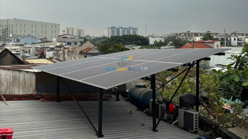Công trình điện mặt trời hybrid 5kWp - Song Hành, Quận 12, Gò Vấp