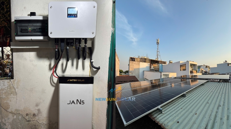 Thông số kỹ thuật Battery lưu trữ JAN5 16kWh