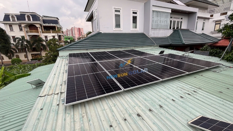 Công trình điện mặt trời hòa lưới 5.8kW tại Gò Vấp
