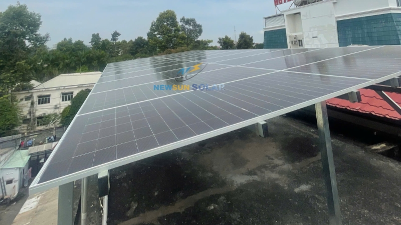 điện mặt trời hòa lưới bám tải 12.5kW - Nhà Trọ Trường Tuyền