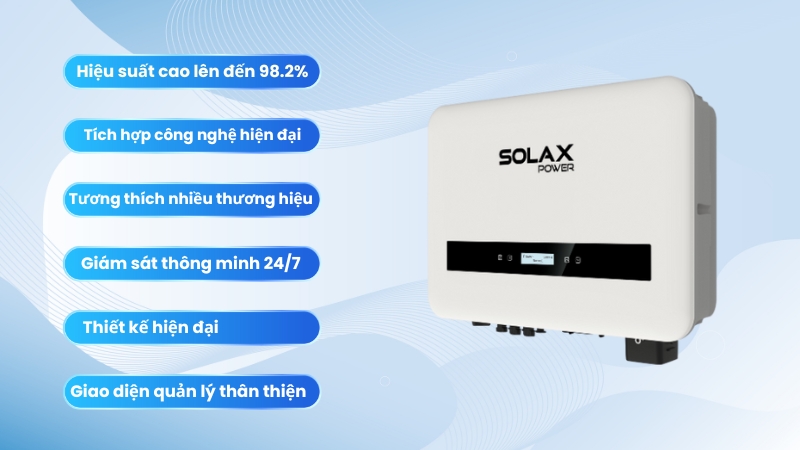 Thương hiệu biến tần năng lượng mặt trời - SolaX Power